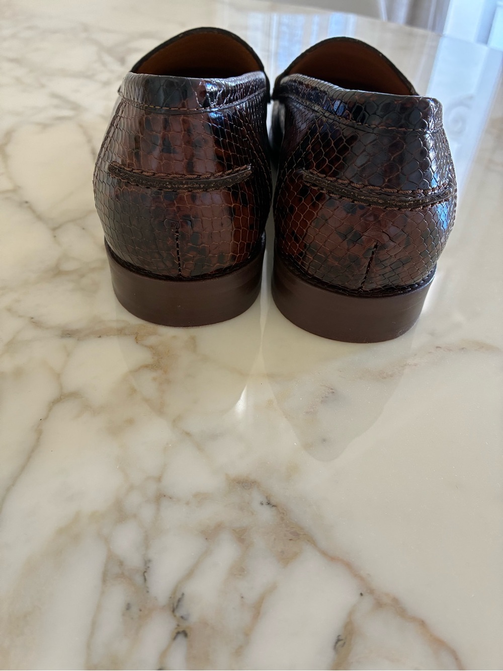 Sezane loafers — Brown Python Print 
Size 38 - Picture 6 of 9
